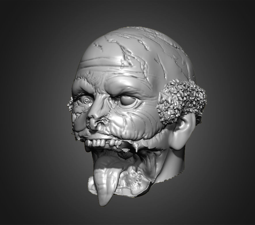 Zombies Heads 3D print model_18