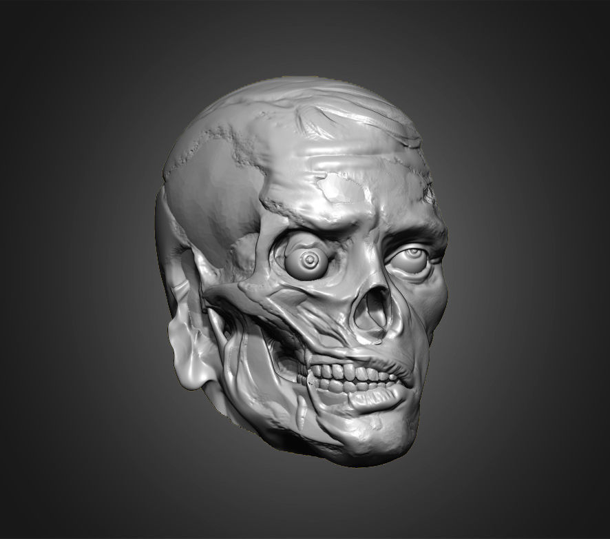 Zombies Heads 3D print model_6