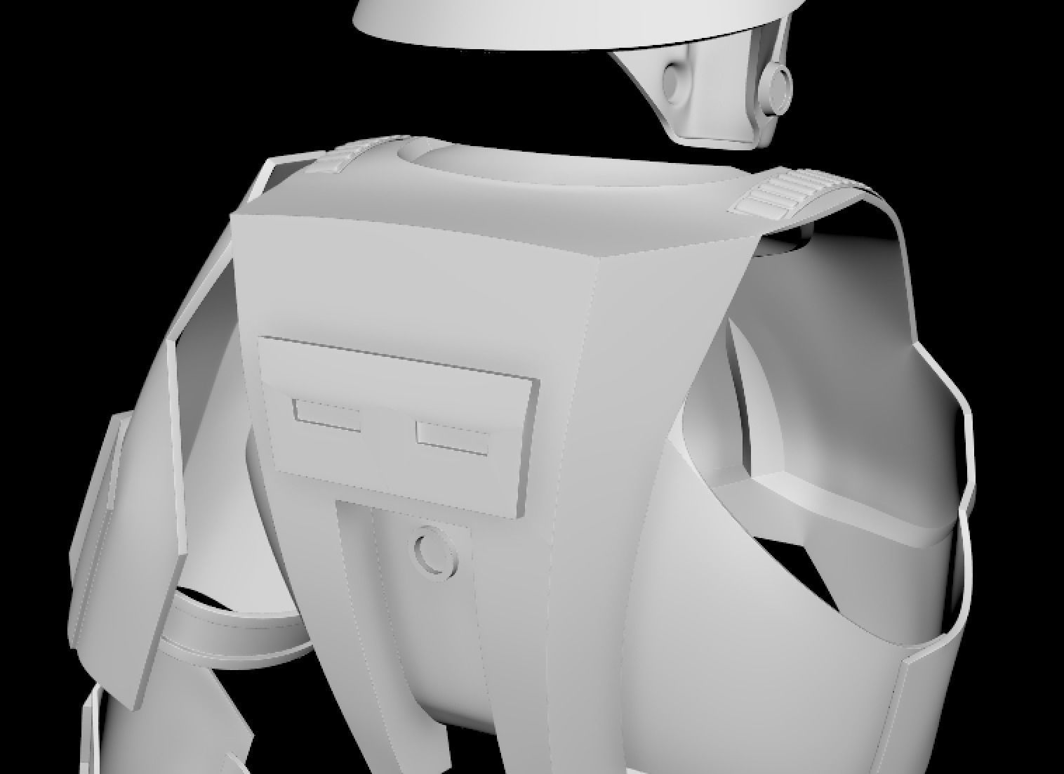 Imperial Riot Trooper 3D print model_5