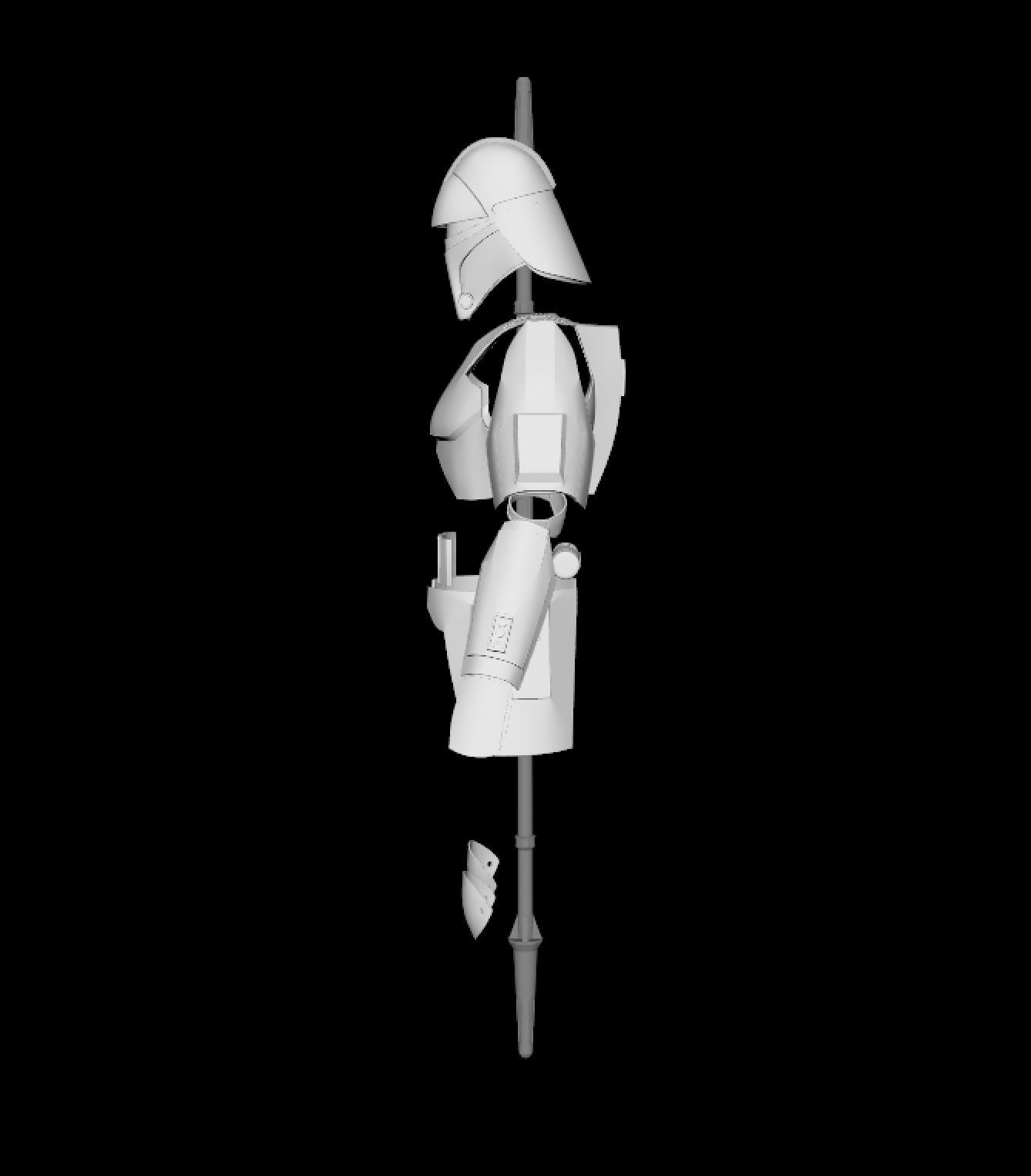 Imperial Riot Trooper 3D print model_1