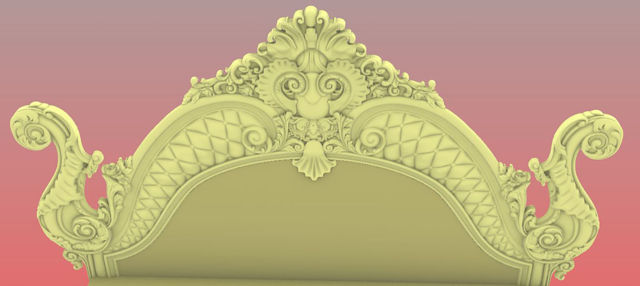 bed desgin 3d model file STL and rhino 3D model_5