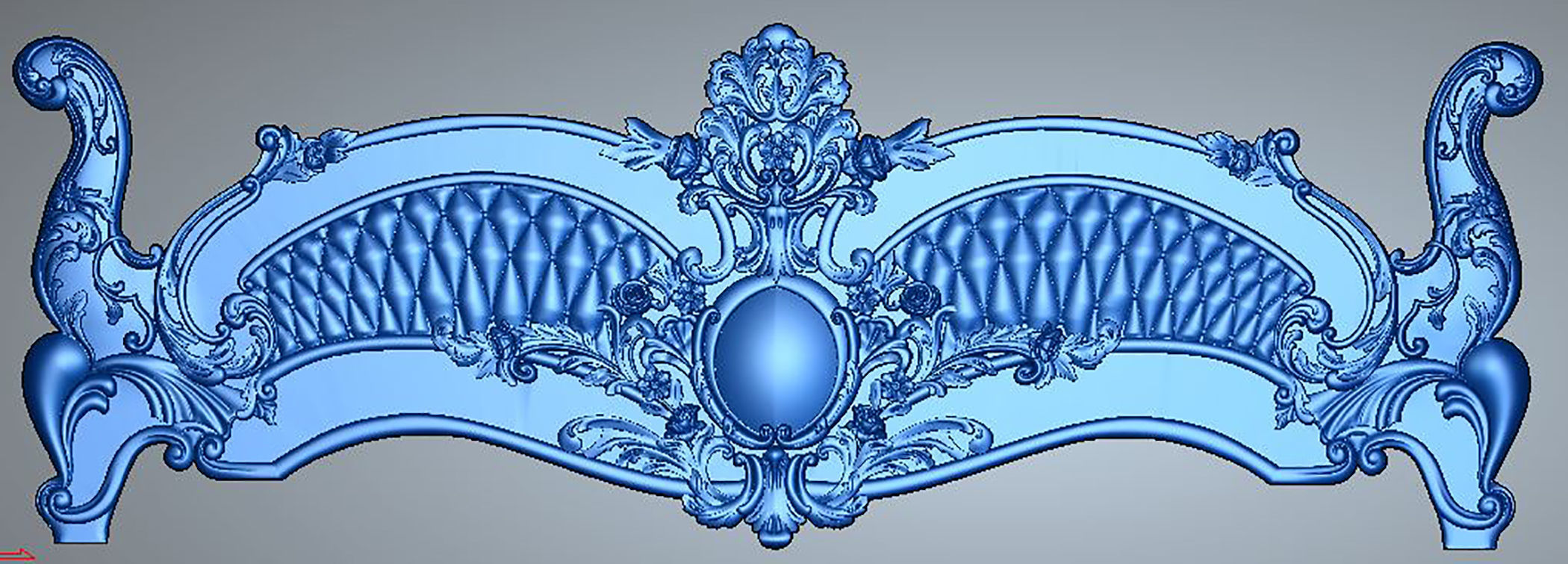 bed desgin 3d model file STL and rhino 3D model_8