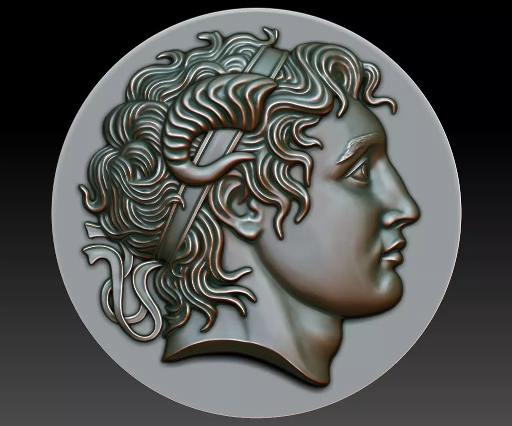 Alexander the Great 3D print model_0