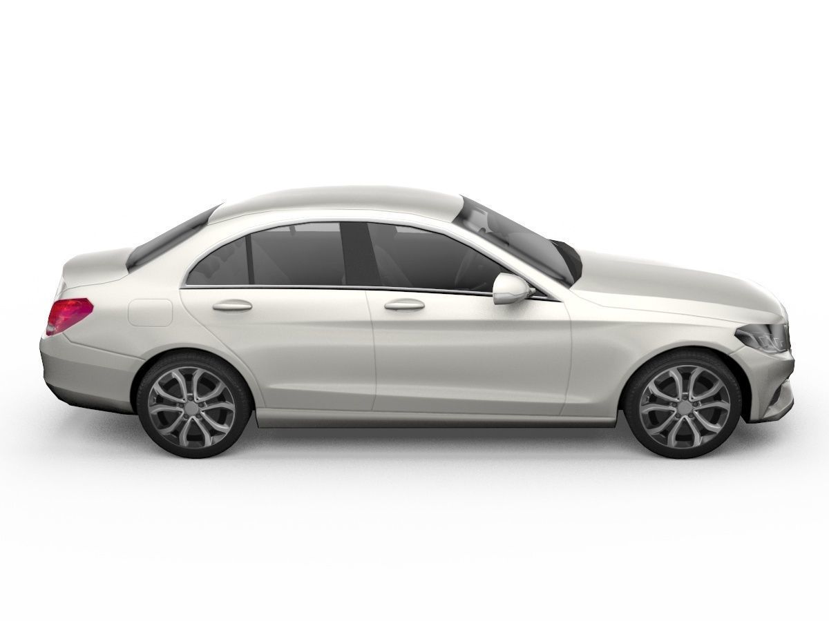 Mercedes-Benz C-Class Sedan 3D Model Low-poly 3D model_9