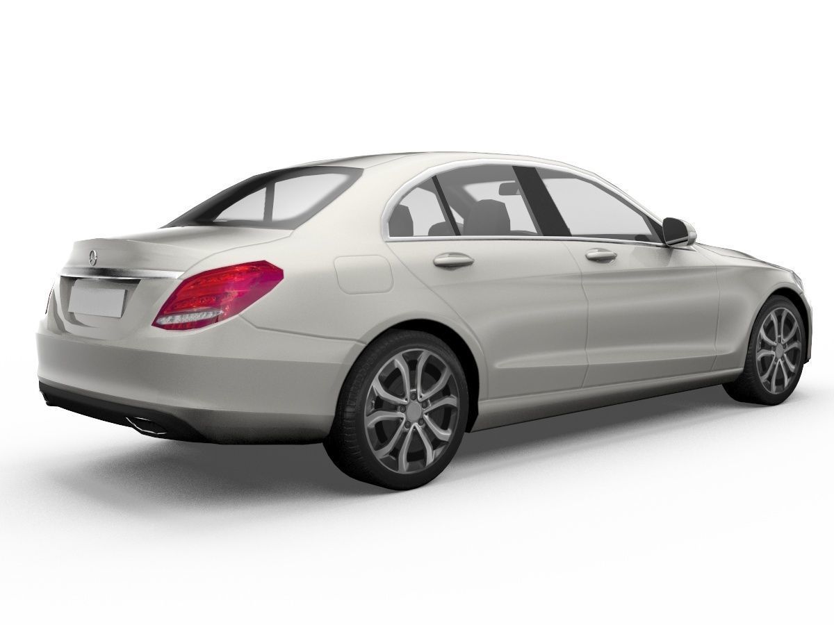 Mercedes-Benz C-Class Sedan 3D Model Low-poly 3D model_7