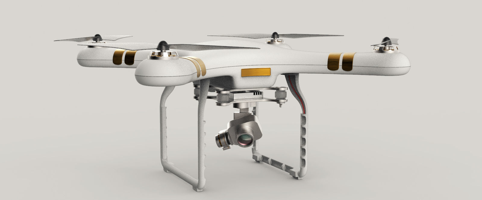 QuadroCopter High Detailed HIgh-Poly 3D model_3