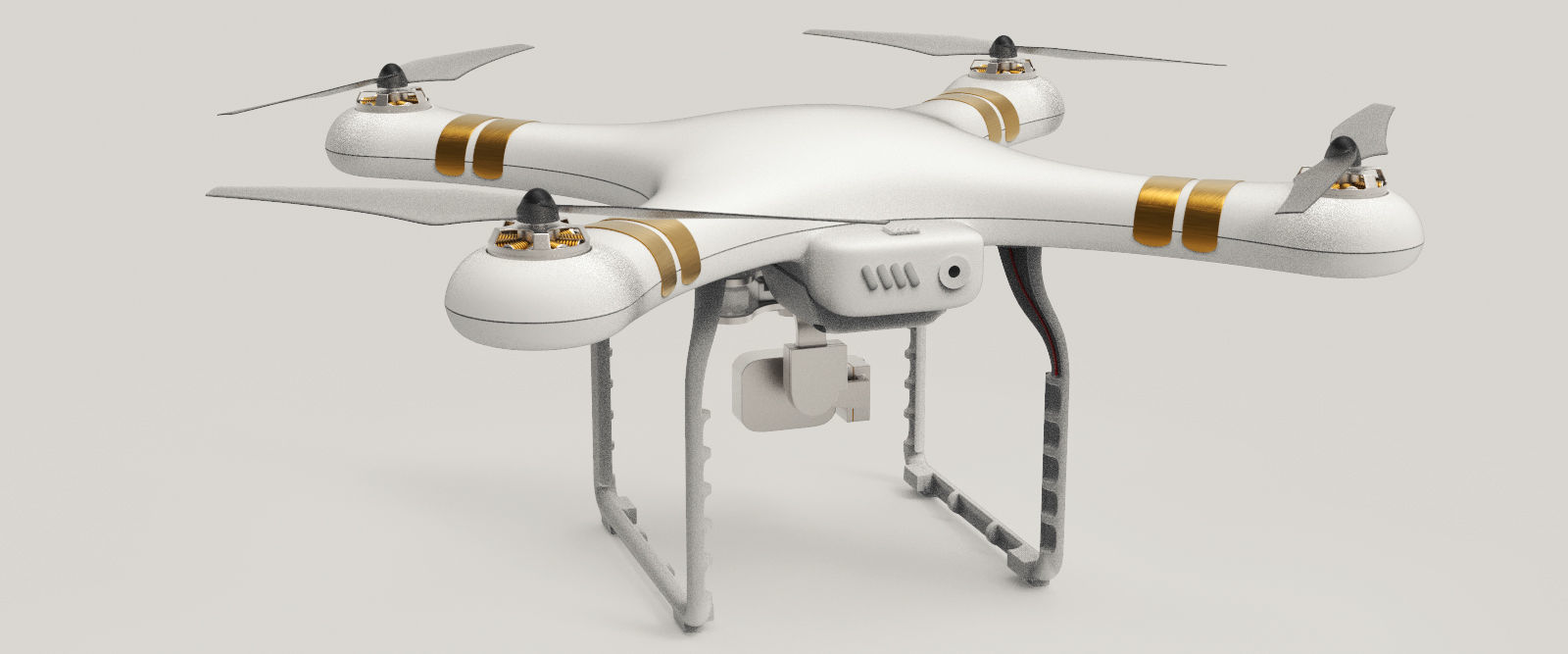QuadroCopter High Detailed HIgh-Poly 3D model_4