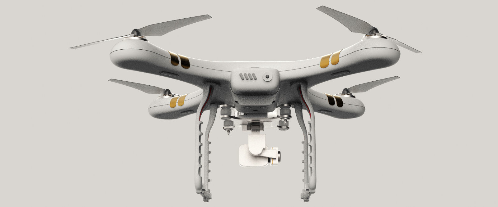 QuadroCopter High Detailed HIgh-Poly 3D model_7