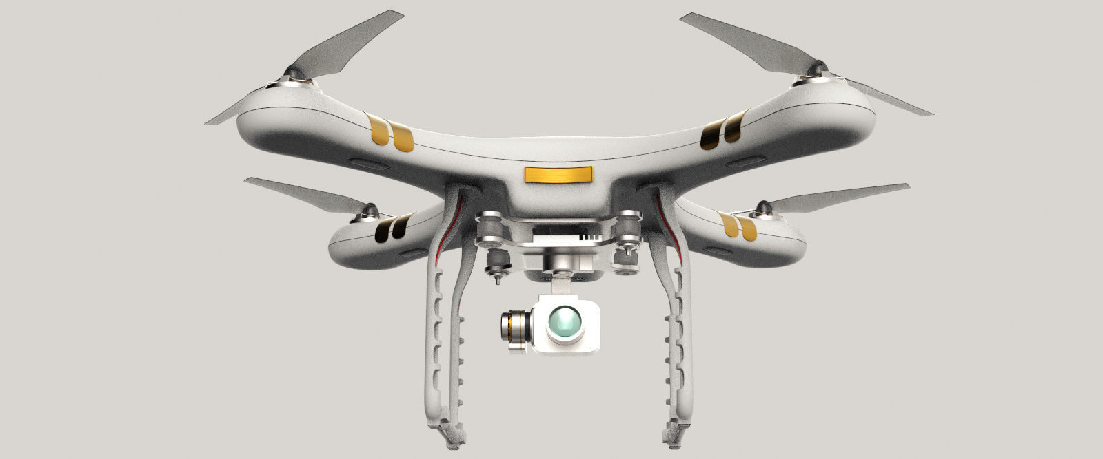QuadroCopter High Detailed HIgh-Poly 3D model_6