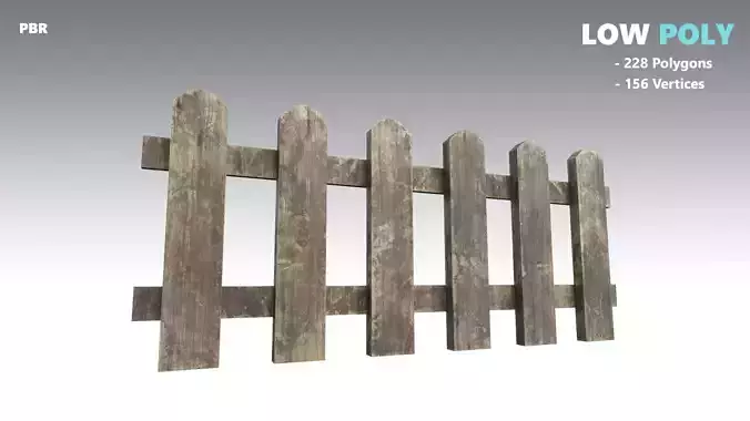 Wooden Fences PBR - Modular - Version 3 -