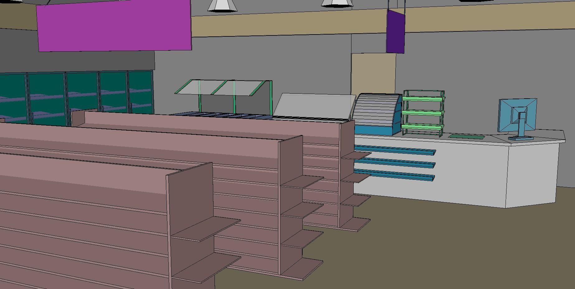 Oxxo - Convenience Store 3D model_27