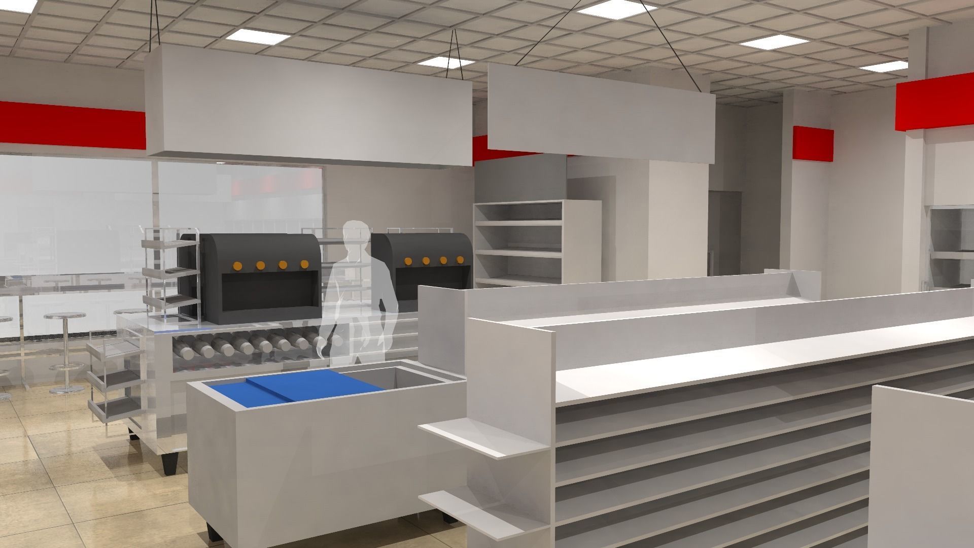 Oxxo - Convenience Store 3D model_12