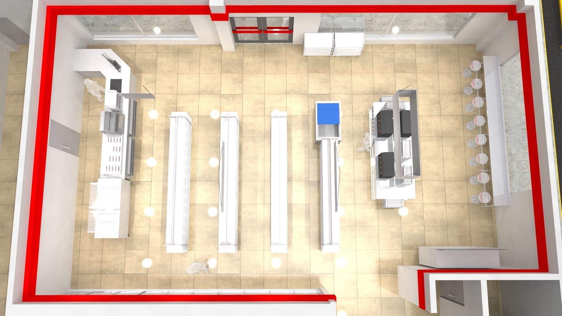 Oxxo - Convenience Store 3D model_23