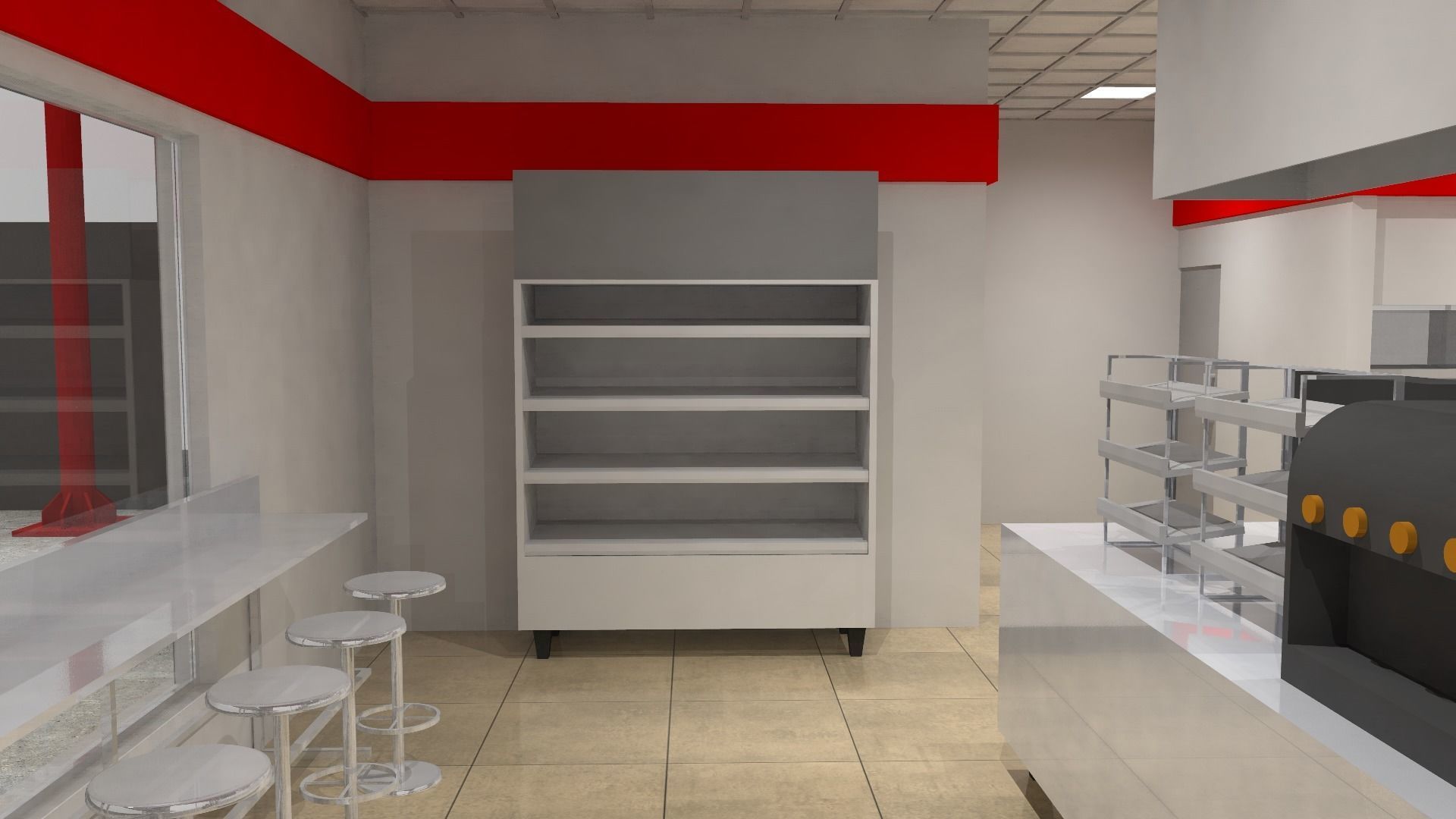 Oxxo - Convenience Store 3D model_16