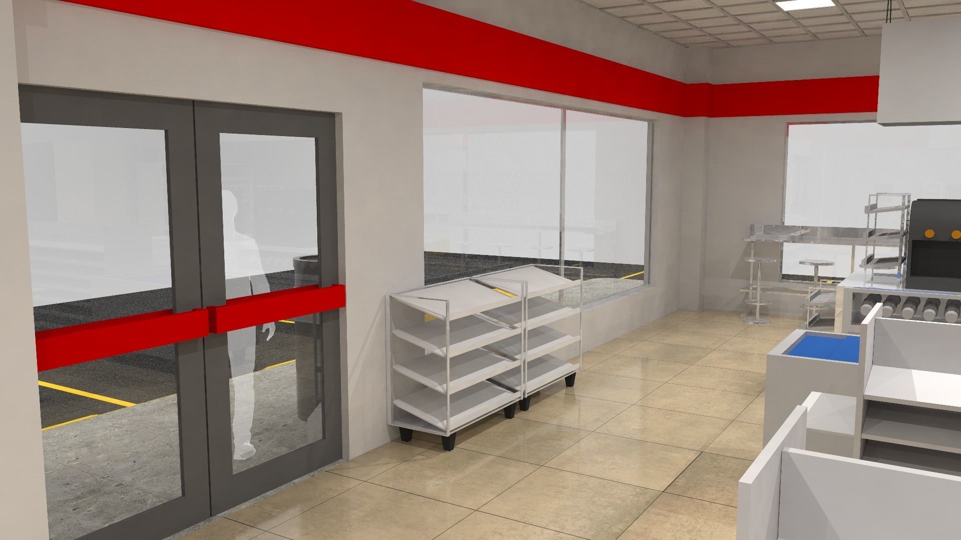 Oxxo - Convenience Store 3D model_13