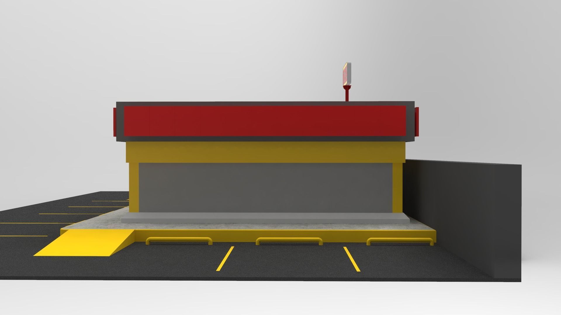 Oxxo - Convenience Store 3D model_3