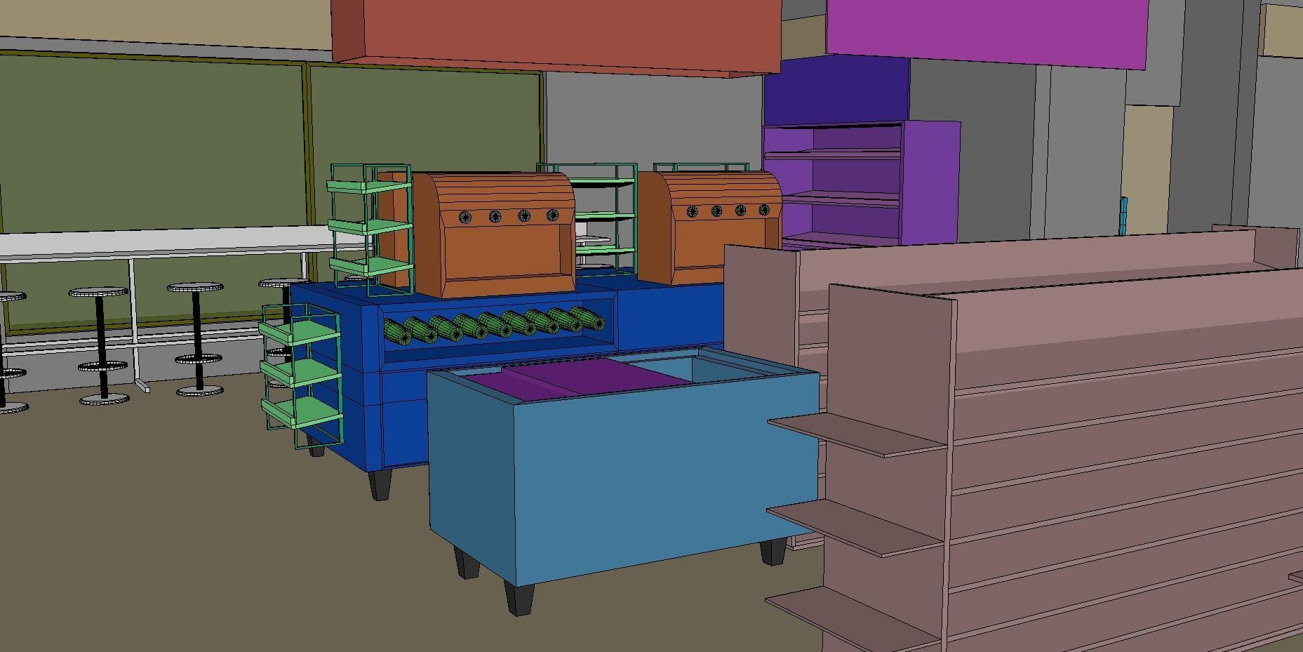 Oxxo - Convenience Store 3D model_26