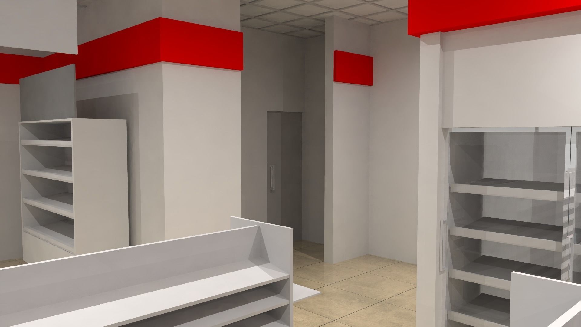 Oxxo - Convenience Store 3D model_17