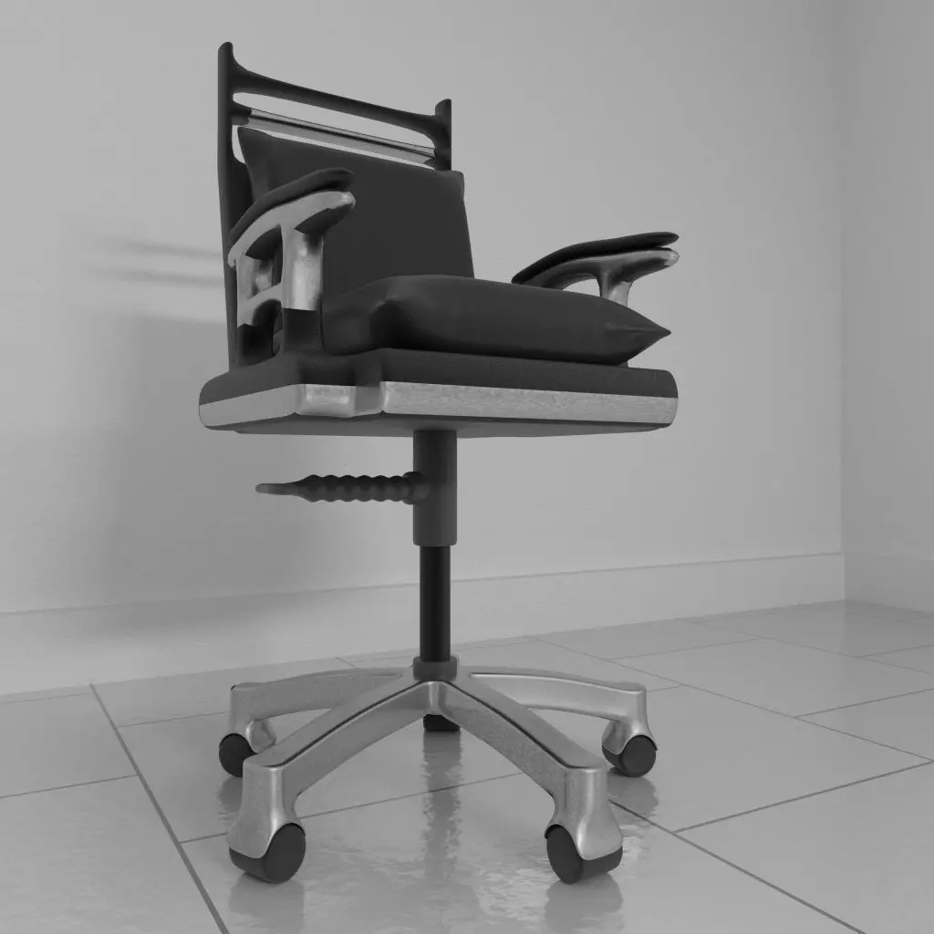 Rotating Chair 1 3D model