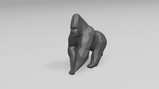 Low Poly Gorilla
