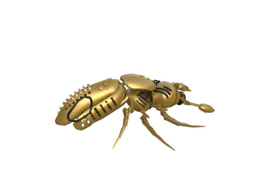 Insects Robot 3D model_1