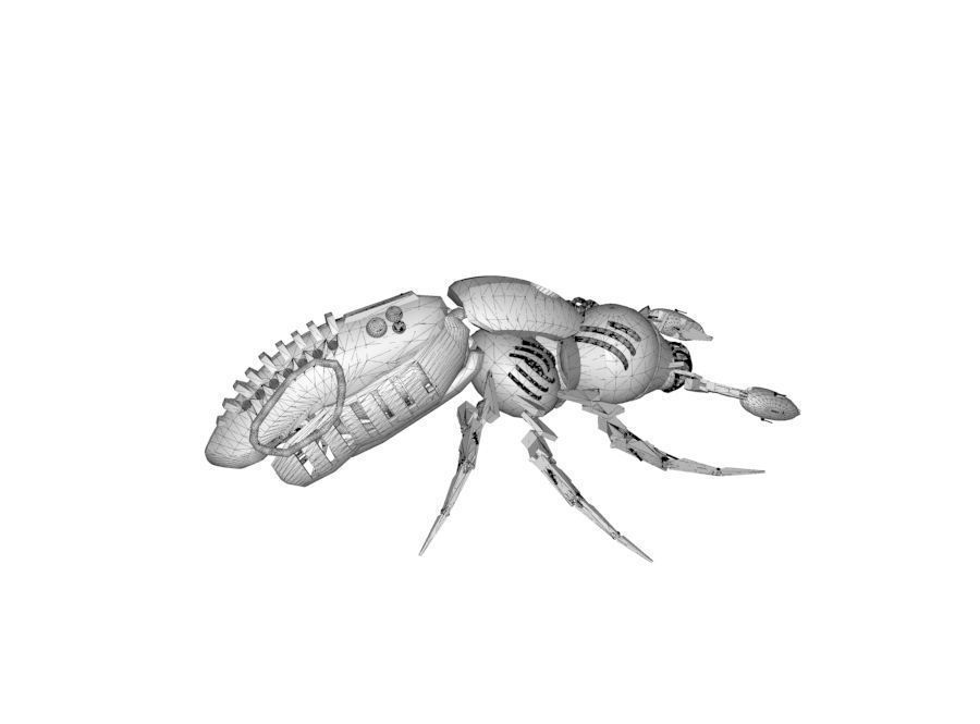 Insects Robot 3D model_11