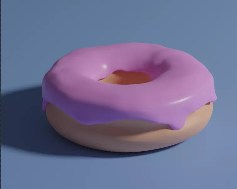 best donut that you will never eat 3D model_0
