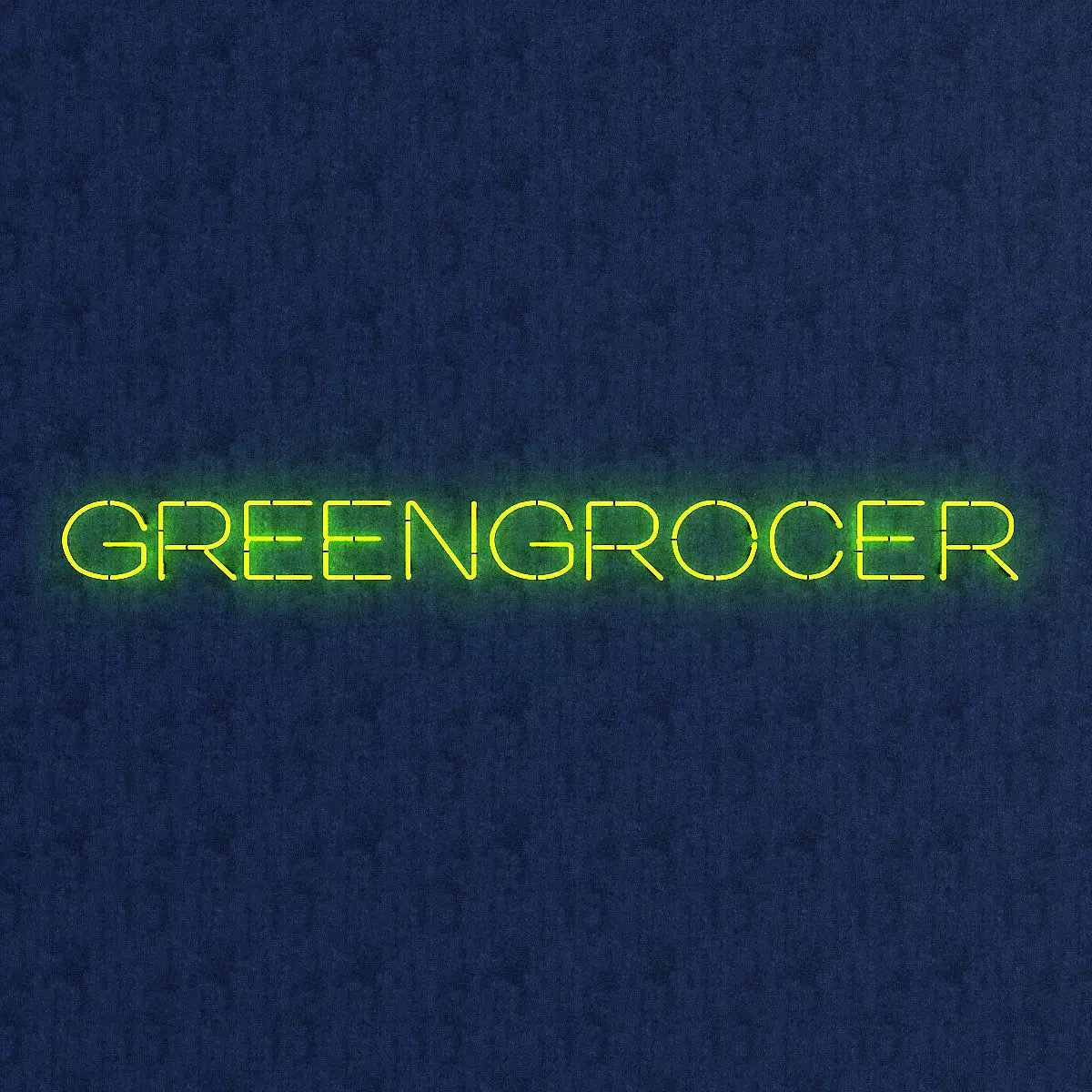 Greengrocer Neon Sign Low-poly 3D model_0