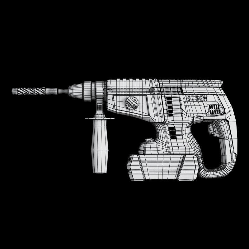 garage tools set 14 Low-poly 3D model_16
