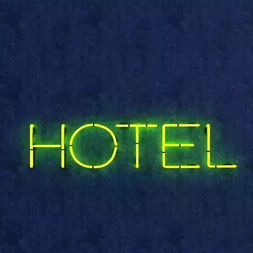 Hotel Neon Sign