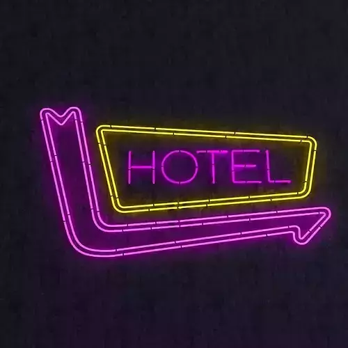 Hotel Neon Sign