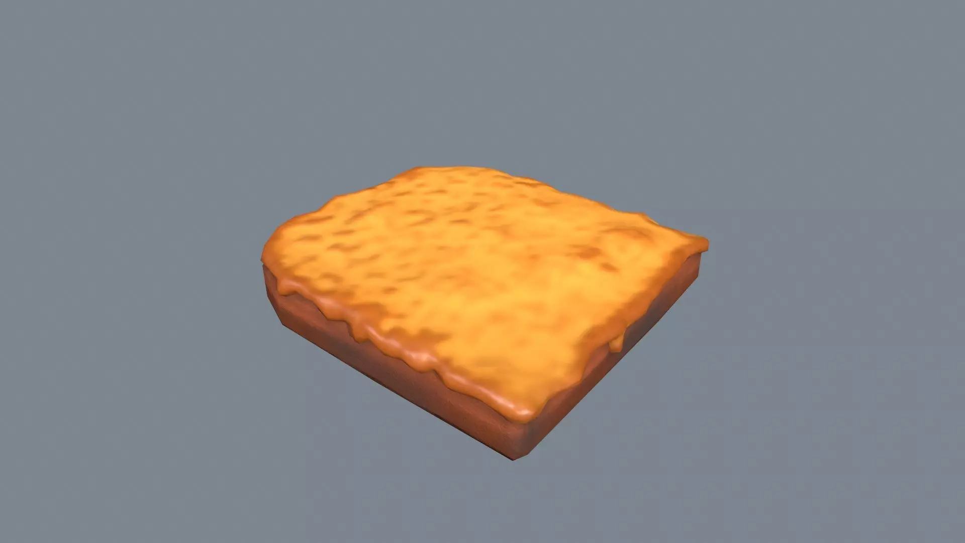 Grilled Cheese Low-poly 3D model