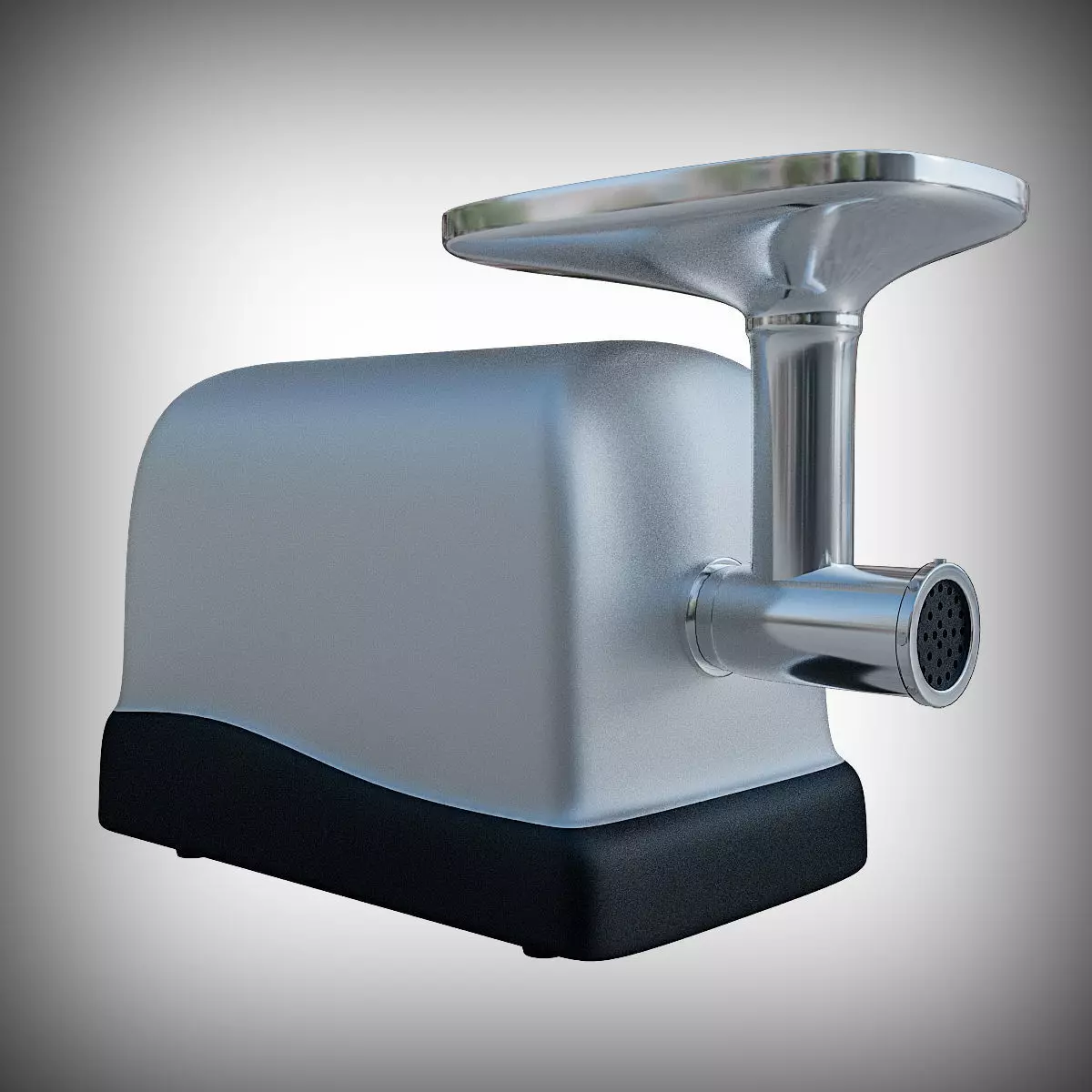 Mincing Machine Low-poly 3D model_0