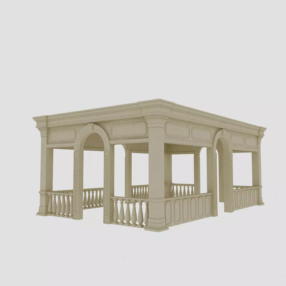 Classical Camellia 3D model