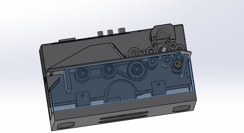 Laser printer and labeling machine  3D model_19