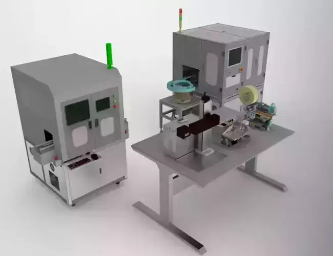 Laser printer and labeling machine 