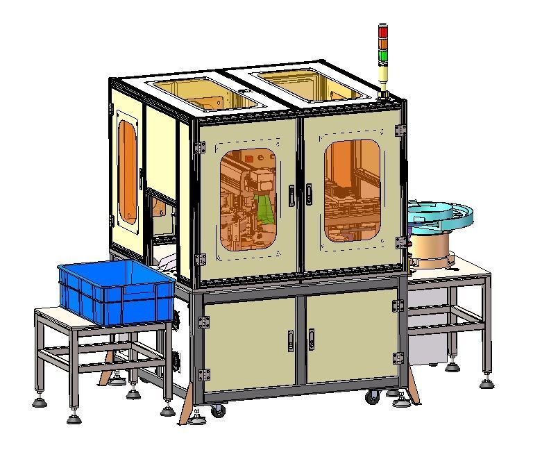 Laser printer and labeling machine  3D model_21