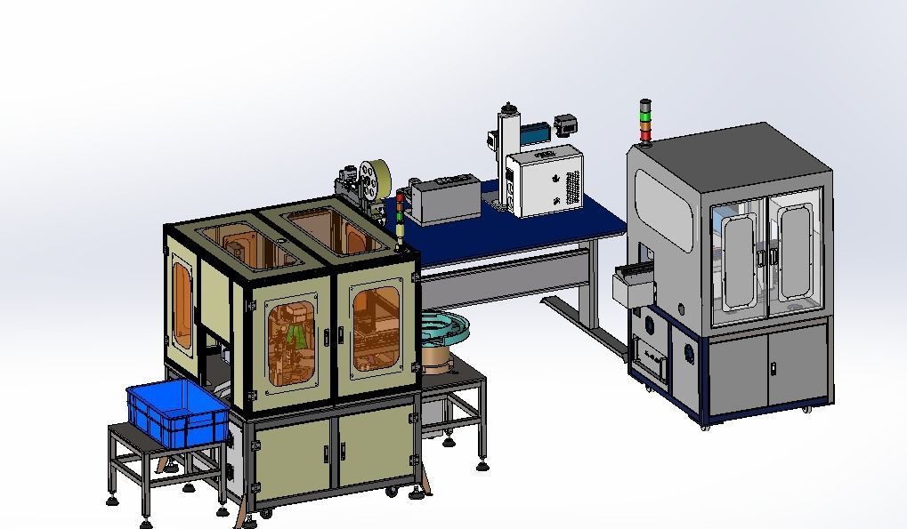 Laser printer and labeling machine  3D model_25