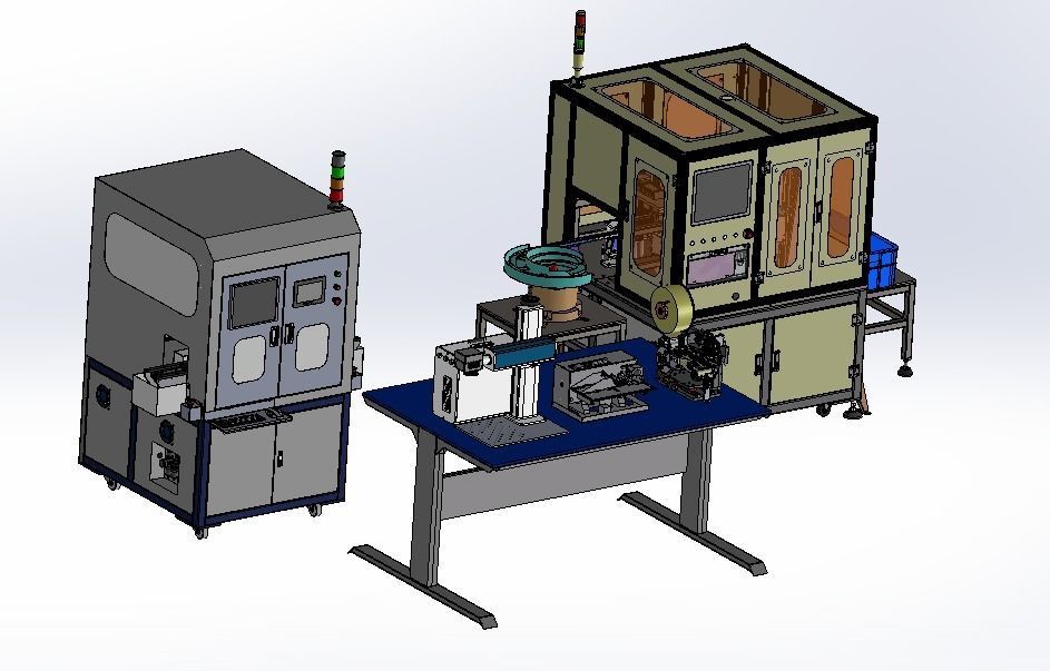 Laser printer and labeling machine  3D model_24