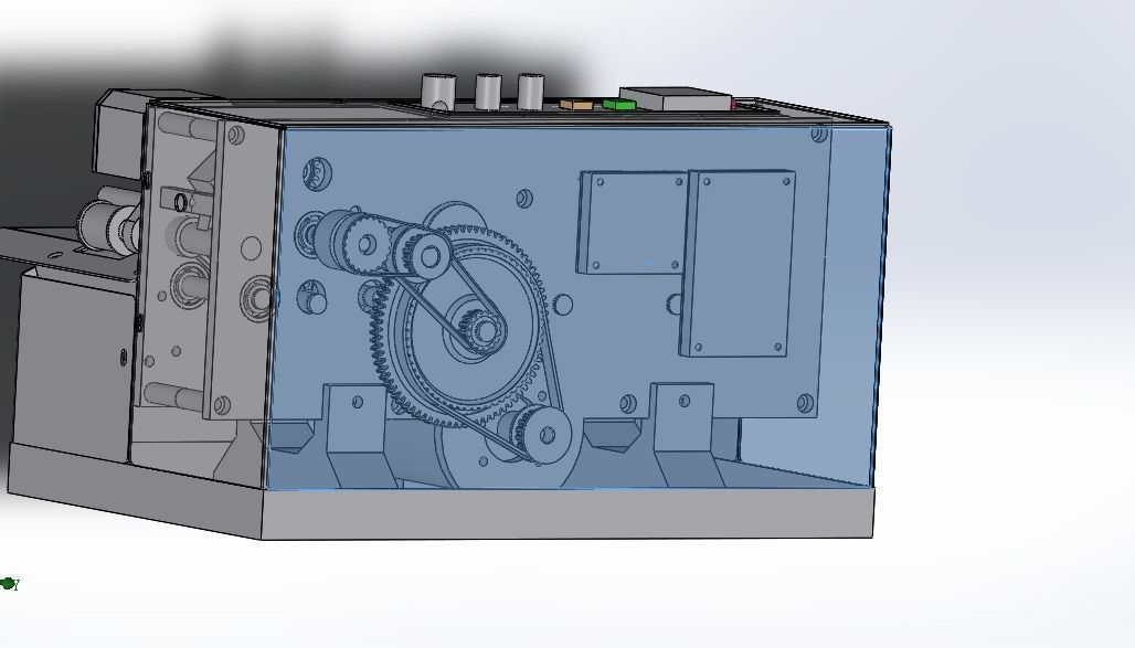 Laser printer and labeling machine  3D model_18