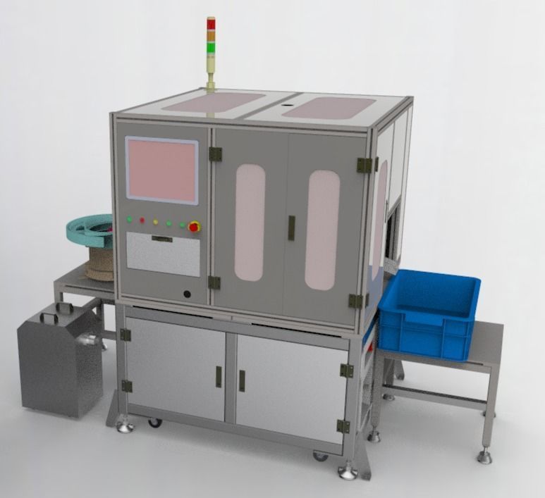 Laser printer and labeling machine  3D model_2