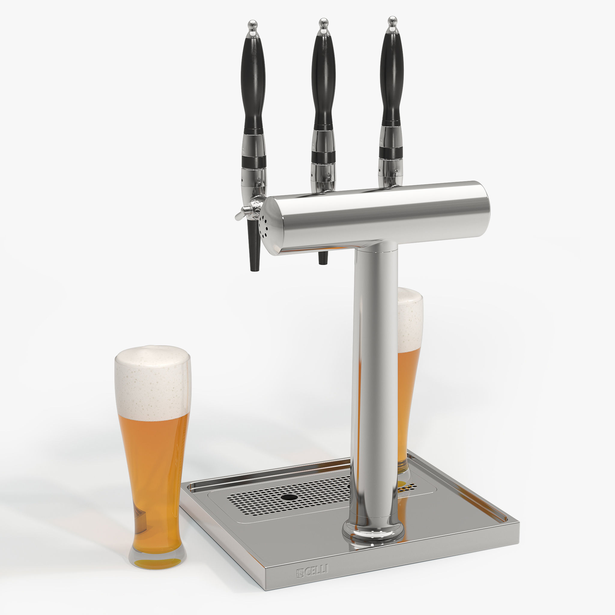 Beer Tower 3D model_1