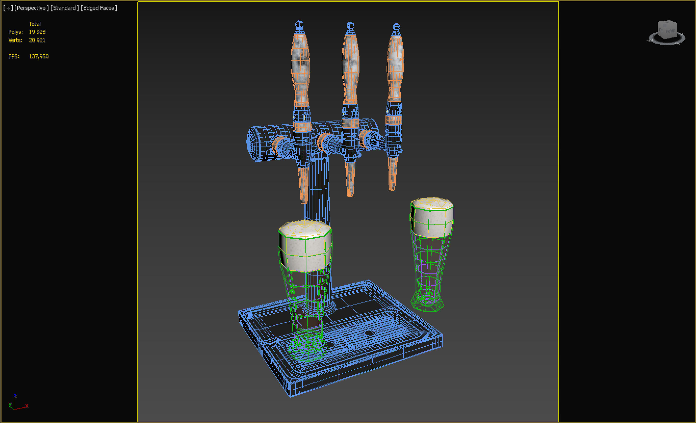 Beer Tower 3D model_13