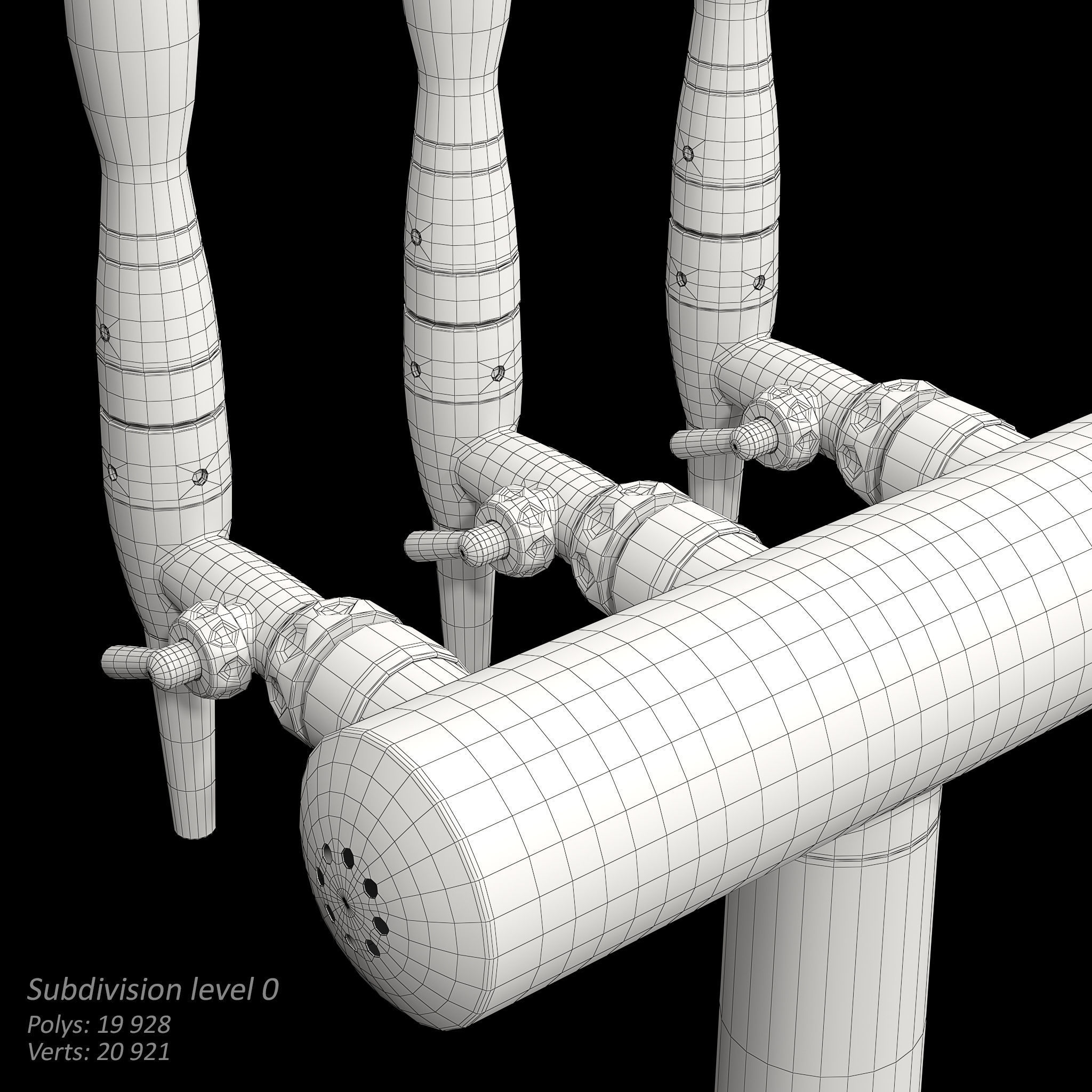 Beer Tower 3D model_9