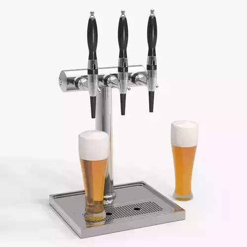 Beer Tower 3D model