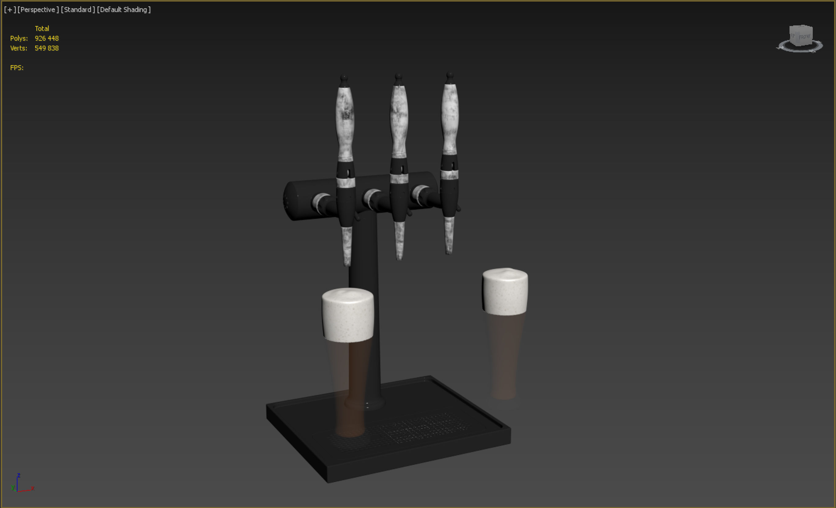 Beer Tower 3D model_11