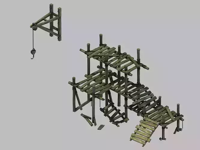 Game Underground Palace - Scaffolding 01