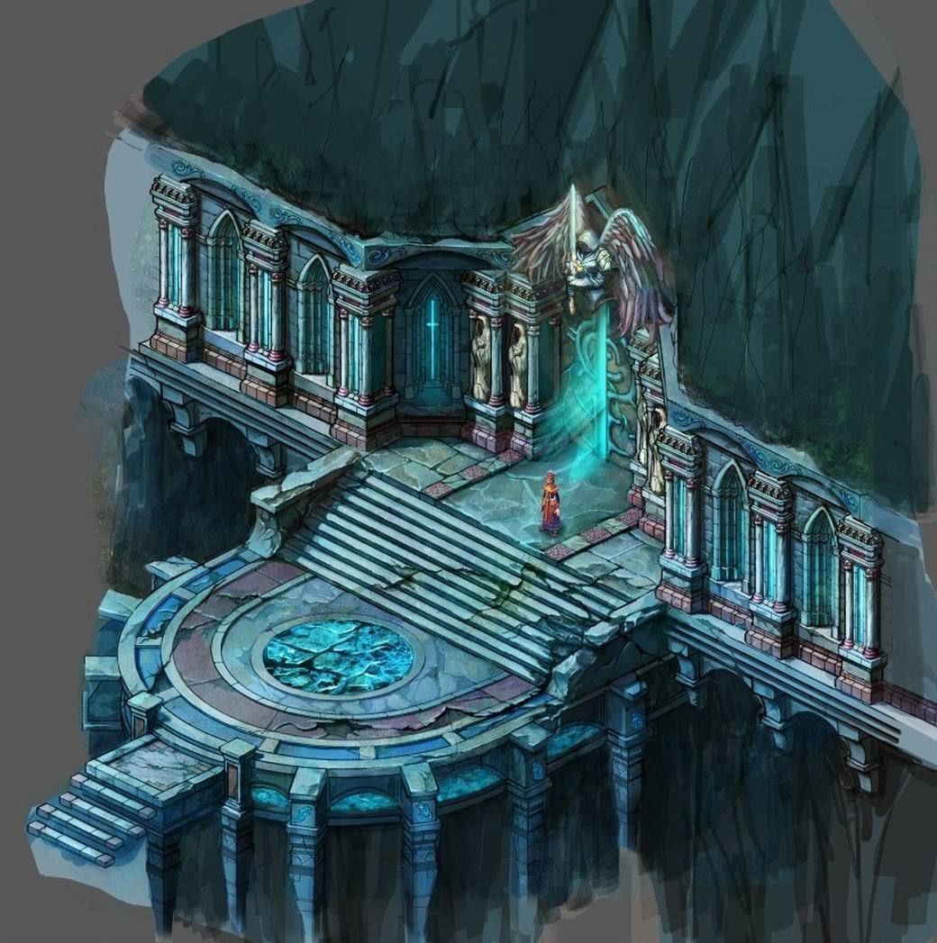 Game Palace - Temple 01 3D model_4