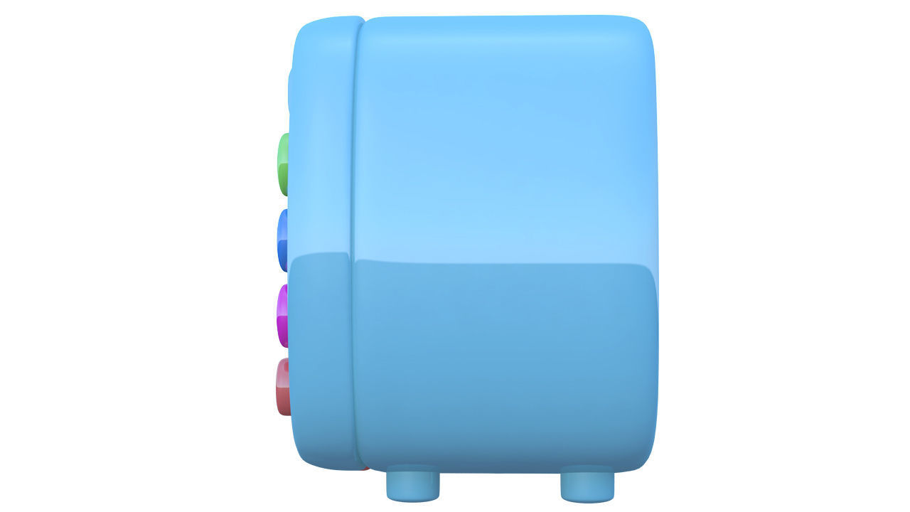 Microwave Cartoon 3D model_2