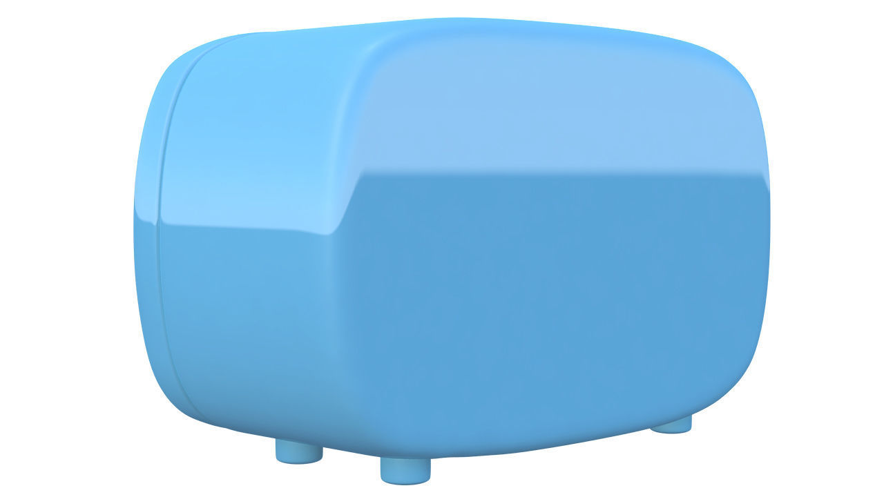 Microwave Cartoon 3D model_3